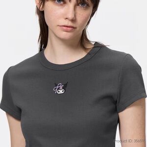 Sanrio Gray Fitted Short Sleeve T-Shirt